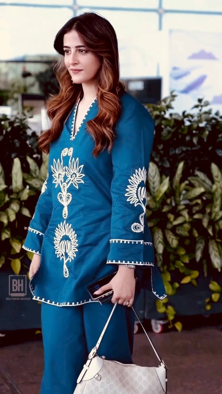 Designer Pure Rayon Embroidered 2-Piece Co-Ord Set