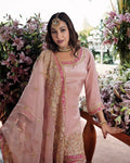 Georgette Embroidered Sharara Anarkali Suit — Indian Wedding & Eid Wear