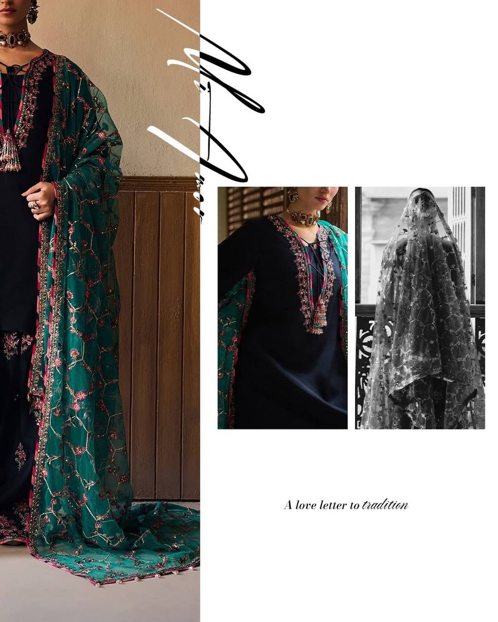 Roman Glass Silk Embroidered Farshi Pant Suit with GMY Silk Dupatta — Fully Stitched 3-Piece